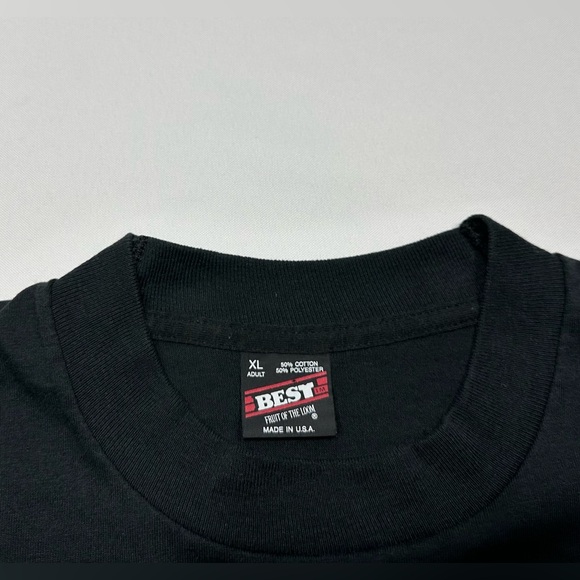 VTG 90's Rare USA Wrestling NEXT! Graphic Single Stitch 50/50 T Shirt Size XL - Picture 5 of 8